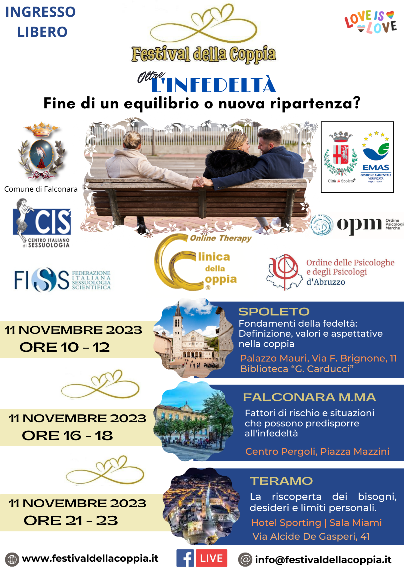 Festival della Coppia – Programma completo